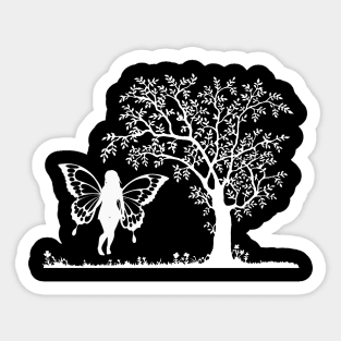 Nature Wildlife Butterfly Fairy Sticker